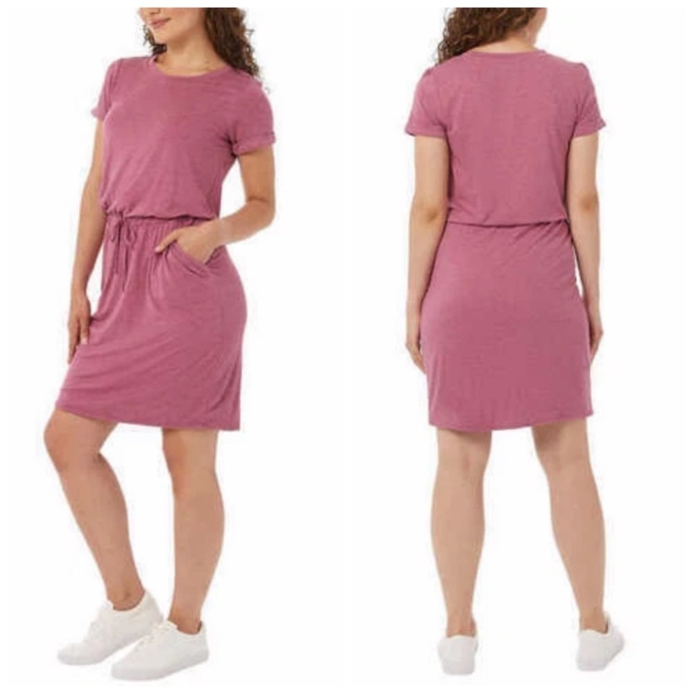 32 Degrees Cool Women's Soft Lightweight Lux Dress M Color:Heather Scarlet Oak